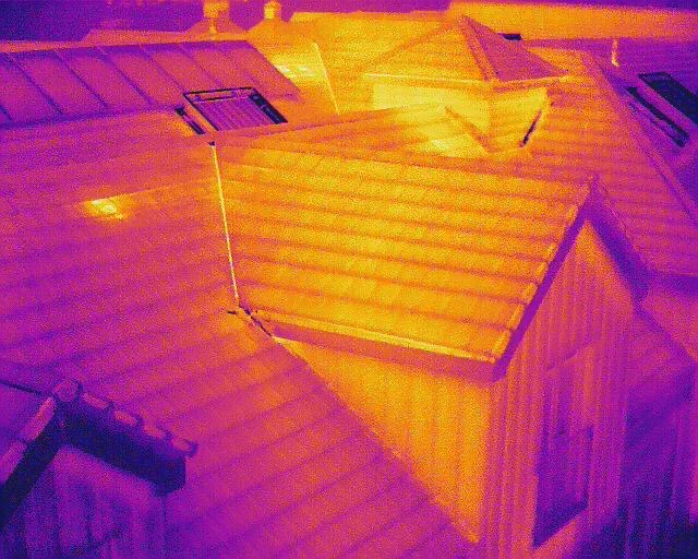 Thermal Imaging Roof Survey Image Brentwood